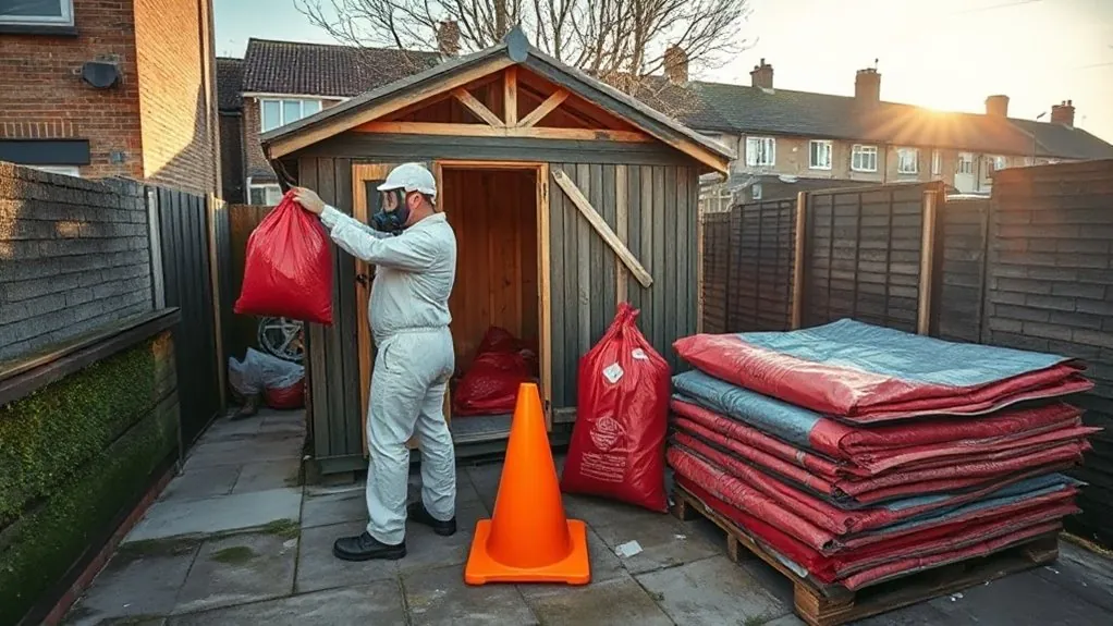 Garage & Shed Roof Removal in Holborn — HSE-licensed specialists